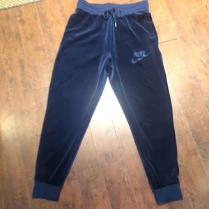 Nike velour pants